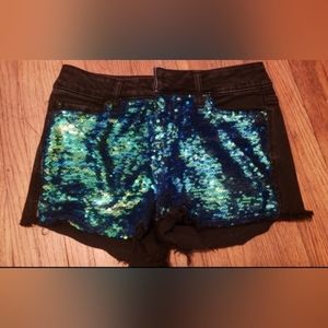 Sequin shorts